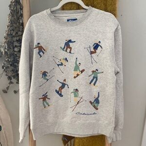 Gray Colorado Graphic Sweater